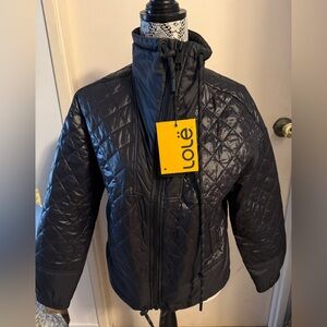 Lole quilted Maria jacket black XS New With Tags